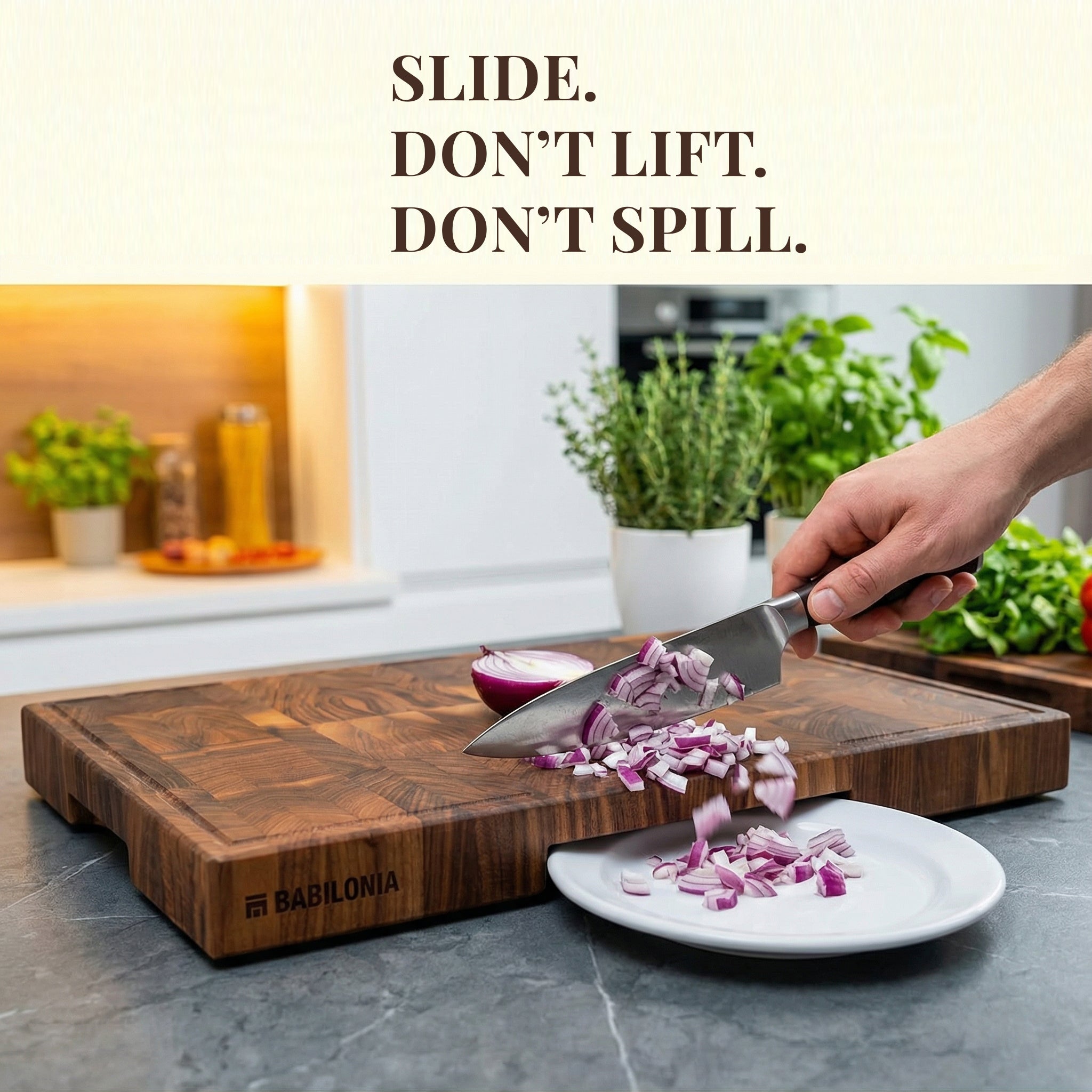 American Black Walnut Wood - End Grain - Oil & Plate Included